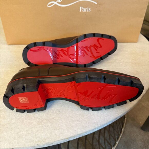 Christian Louboutin 3230966 Mens Davisol Brown Lug Sole Derby Shoe 43, 45 - Picture 8 of 14